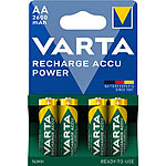 Varta Accu Power NiMH-Akku, Typ AA/Mignon/HR06, 1,2 V, 2.600 mAh, 4er-Set Varta NiMH-Akkus Mignon (AA)