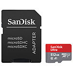 SanDisk Ultra microSDXC-Speicherkarte 512 GB, UHS-I, Class 10, U1, A1 SanDisk microSD-Speicherkarten UHS U1