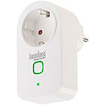 Luminea Home Control WLAN-Steckdose, App, komp. mit Amazon Alexa & Google Assistant, 16 A Luminea Home Control WLAN-Steckdosen mit Stromkosten-Messfunktion