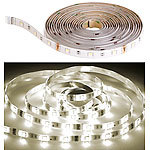 Luminea LED-Streifen-Erweiterung LAM-515, 5 m, 1.300 Lumen, warmweiß, IP44 Luminea