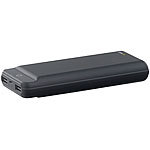 revolt USB-Powerbank im Slim-Design, 20.000 mAh, 2 USB-Ports, 2,1 A, 10,5 W revolt USB-Powerbanks