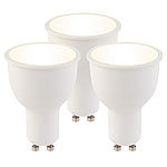 Luminea 3er-Set WLAN-LED-Lampen GU10, komp. mit Alexa, warmweiß, 4,5 Watt, A+ Luminea GU10-LED-Lampen, kompatibel zu Amazon Alexa & Google Assistant