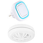 VisorTech Funk-Warnsystem WMS-250.hg: WLAN-Gateway mit 1 Hitzemelder VisorTech WLAN-Frühwarn-Systeme mit Funk-Hitzemeldern