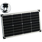 revolt 60-Watt-Solarpanel mit PWM-Laderegler und Blei-Akku, 480 Wh, 30 A revolt Solaranlage-Sets: Solarmodul mit Akku und PWM-Laderegler