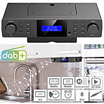VR-Radio Unterbau-Küchenradio DAB+/UKW, RDS, Wecker, Timer, LCD-Display, AUX VR-Radio Küchenradios mit DAB+ und FM