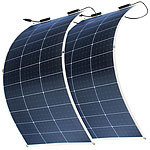 revolt 2er-Set flexible Solarmodule für MC4, 100 W, IP67 revolt