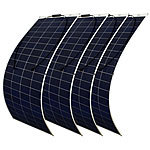 revolt 4er-Set flexible Solarmodule für MC4, salzwasserfest, 200 W, IP67 revolt
