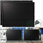 revolt Solar-Set: WLAN-Mikroinverter mit 1,03-kWh-Akku & 2x 215-W-Solarmodul revolt