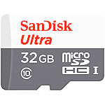SanDisk Ultra microSDHC, 32 GB, 80 MB/s, Class 10, UHS-I, mit Adapter SanDisk microSD-Speicherkarten UHS U1