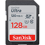 SanDisk Ultra SDXC-Speicherkarte, 128 GB, 120 MB/s, Class 10, U1 SanDisk SD-Speicherkarten (SDHC)