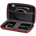 Hama Transporttasche für externe 2,5"-Festplatten, E.V.A., rot Hama Festplatten-Schutztaschen