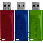 Verbatim 3er-Pack USB-2.0-Sticks,  16 GB, 10 MB/s lesen, 4 MB/s schreiben Verbatim
