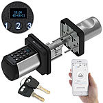 VisorTech Elektronischer Tür-Schließzylinder, Code, 2 Schlüssel, Bluetooth, IP44 VisorTech 