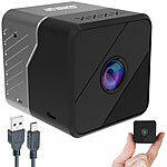 Somikon Mobile Mini-Full-HD-Überwachungskamera, PIR-Sensor, 6 Monate Stand-by Somikon Full-HD-Minikameras