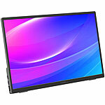 auvisio Mobiler 15,6"/39,6 cm IPS-Superslim-Monitor, Full HD,Versandrückläufer auvisio Mobile IPS-Full-HD-Monitore mit Standfuß
