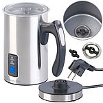 Rosenstein & Söhne Elektrischer Edelstahl-Milchaufschäumer, 115/240 ml, antihaft, 500 W Rosenstein & Söhne Milchaufschäumer