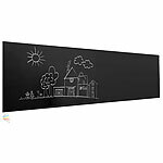 infactory Selbstklebende Tafelfolie mit 5 bunte Kreiden, abwischbar, 45 x 200 cm infactory Selbstklebende Tafelfolien