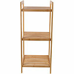 Rosenstein & Söhne 2er-Set Bambus-Standregal mit 3 Ablagen, 30 x 30 x 70 cm, bambus Rosenstein & Söhne Bambus-Standregale