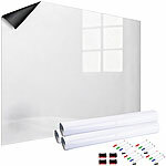 infactory 4er-Set Magn. Whiteboard-Folie, selbstklebend, 4 Marker, 150 x 100 cm infactory Magnetische Whiteboard-Folien
