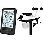 infactory Funk-Wetterstation mit Profi-Außensensor, Wettervorschau & Hygrometer infactory Funk-Wetterstationen mit Außensensor und Regenmesser