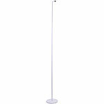 Lunartec Magnetischer Bodenständer für 3in1 Akku-Lampe, 150 cm, weiß Lunartec