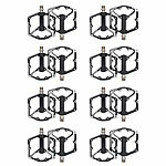PEARL 8er-Set Ultraleichte Fahrradpedale, 9/16 Zoll, rutschfest, MTB/Rennrad PEARL Ultraleichte Fahrradpedale, 9/16 Zoll, rutschfeste, für Mountainbikes und Citybikes