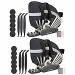 Semptec Urban Survival Technology 2er-Set 16in1-Fahrrad-Multitool-Werkzeug, Reifen-Reparatur-Set, Tasche Semptec Urban Survival Technology 16in1-Fahrrad-Werkzeuge mit Reifen-Reparatur-Set