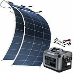 revolt Powerstation & Solar-Generator mit 2.240 Wh & 2 100-Watt-Solarmodule revolt 