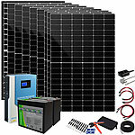 DAH Solar WLAN-Solar-Hybrid-Inverter mit 8x 425-W-Solarmodulen & 2x LiFePO4-Akku DAH Solar 