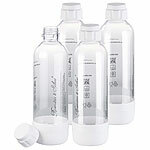 Rosenstein & Söhne 4er-Set PET-Flasche für Getränke-Sprudler WS-300.multi, 1l, BPA-frei Rosenstein & Söhne Multi-Getränke- und Wassersprudler