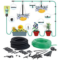 Royal Gardineer Pflanzen-Bewässerungs-System mit Bewässerungs-Schaltuhr, bis 15 Töpfe Royal Gardineer Tropf-Pflanzen-Bewässerungssysteme mit Schaltuhren