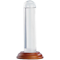 PEARL FitzRoy-Sturmglas (Barometer) aus echtem Glas, 17 cm PEARL
