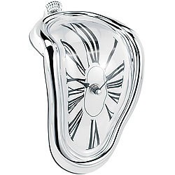St. Leonhard Originelle Regal-Uhr mit kunstvollem Surrealismus-Design St. Leonhard