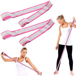 Speeron 2er-Set Fitnessbänder - Gummibänder mit Handschlaufen, 85 cm Speeron