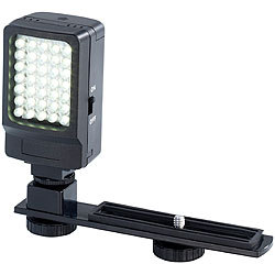 Somikon Foto- & Videoleuchte, 35 Tageslicht-LEDs, 2,2 Watt, 250 Lumen, 5.600 K Somikon