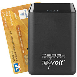 revolt USB-Powerbank PB-210 mit 10.000 mAh, 2 USB-Ports, 2,4 A, 12 Watt revolt USB-Powerbanks kompakt