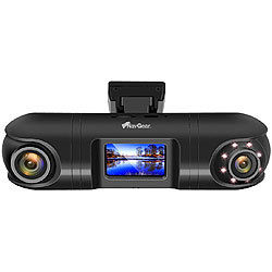 NavGear QHD-Dual-Dashcam mit 2 Kameras, G-Sensor, IR-Nachtsicht und GPS NavGear 