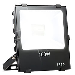 Luminea Wetterfester LED-Fluter, 100 W, 7.000 lm, IP65, 6500 K, tageslichtweiß Luminea Wetterfeste LED-Fluter (tageslichtweiß)