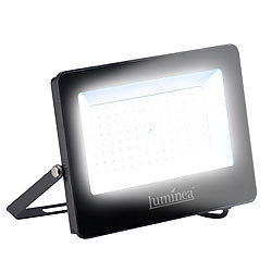 Luminea Wetterfester LED-Fluter, 100 W, 9.100 lm, IP65, 6500 K, tageslichtweiß Luminea 