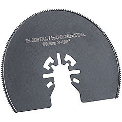 AGT Professional Bimetall-Segmentsägeblatt für Multitools, 80 mm, HSS, Schnellspannung AGT Professional Sägeblätter für Multitool