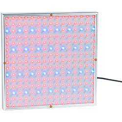 Lunartec Profi LED-Pflanzen-Wachstums-leuchtpanels, 225 LEDs, 3er-Set Lunartec LED-Pflanzen-Panels (rot & blau)