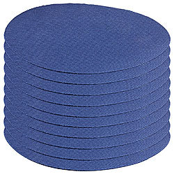 AGT Schnellhaftende Bügelflicken aus Baumwolle, 10 Stück in blau AGT Bügelflicken aus Baumwolle
