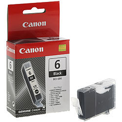 CANON Original Tintenpatrone BCI-6BK, black CANON Original-Canon-Druckerpatronen