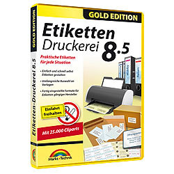 Markt + Technik Etikettendruckerei 8.5 Markt + Technik Druckvorlagen & -Softwares (PC-Softwares)