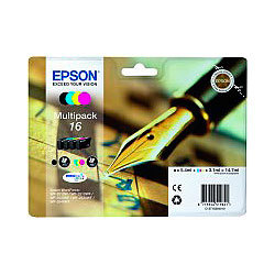 Epson Original Tintenpatronen Multipack T1626, BK/C/M/Y Epson