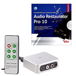 auvisio Autarker Audio-Digitalisierer mit Software Audio Restaurator Pro 11 auvisio