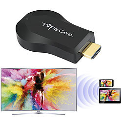 TVPeCee WLAN-HDMI-Stick für Miracast, Mirroring, AirPlay, Chromecast und DLNA TVPeCee 