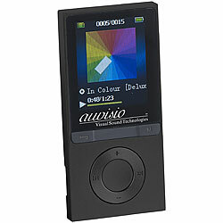 auvisio MP3-Player V3 mit UKW-Radio & E-Book-Reader, microSD, Bluetooth 4.1 auvisio