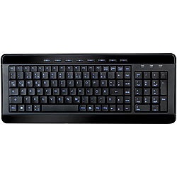 GeneralKeys USB-Tastatur ''Light Key'' mit Beleuchtung (refurbished) GeneralKeys Beleuchtete Multimedia-Tastaturen