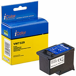 iColor Tintenpatrone für Canon (ersetzt Canon PG560XL), black (schwarz) iColor 